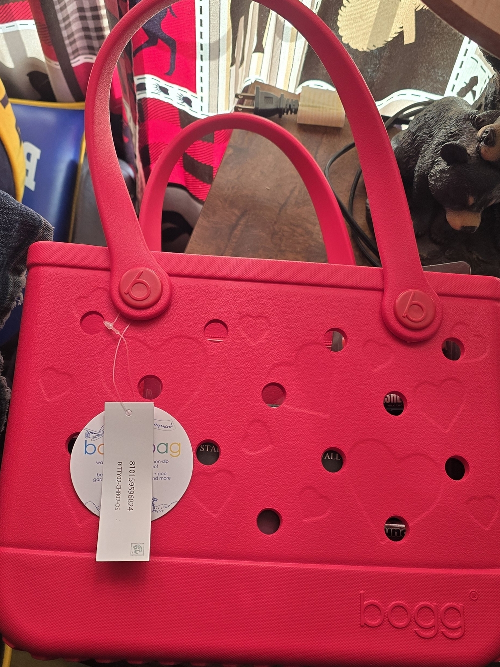 Crocs Women's Pink Tote Bag NWT